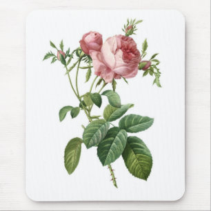 Pink Rose Mouse Mat