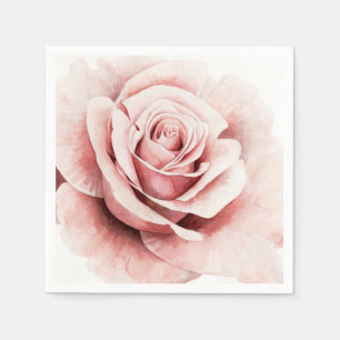 Pink Rose Napkin