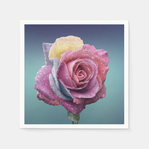Pink Rose  Napkins