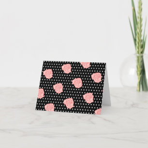 Pink Rose Note Card