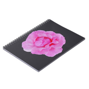 pink rose notebook