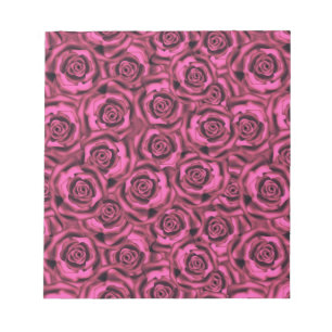 Pink rose notepad