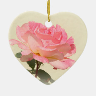 Pink Rose Ornament