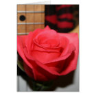 Pink rose pale guitar music image