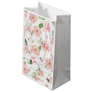 Pink Rose Paradise Small Gift Bag