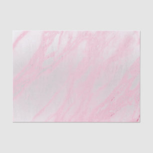 Pink Rose Pastel Blush Metallic Marble Gray Silver Tissue Paper