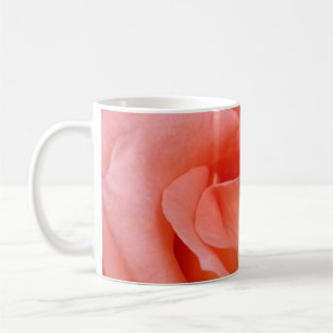 pink rose petals coffee mug