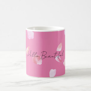 Pink Rose Petals Coffee Mug