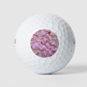Pink Rose Petals Golf Balls