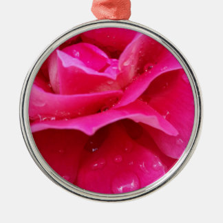 pink rose petals metal tree decoration