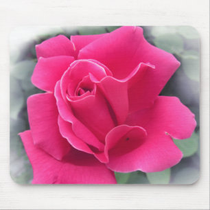 Pink Rose Petals Mouse Mat