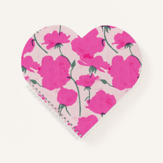 Pink Rose Print Notebook