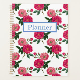Pink Rose Print Planner