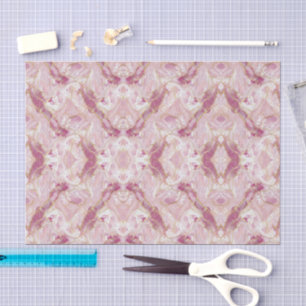 Pink Rose Quartz Marble Tissue Paper