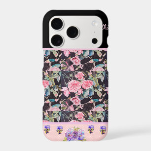 Pink Rose Roses Watercolor Vintage Customizable
