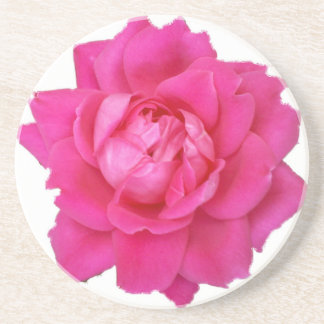 Pink Rose Sandstone Coaster