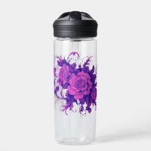 Pink Rose Seamless Water Bottle