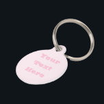 Pink Rose Soft Pale White Pastel Solid Colour Pet Tag<br><div class="desc">Pet ID Identification Tag For Cats And Dogs printed with Pink Rose Soft Pale White Pastel Solid Colour background illustration and select products by TheFabricSeal print on demand shop at Zazzle.com #ZazzleMade https://www.zazzle.com/store/thefabricseal TheFabricSeal©️Original.  Pastel Pink Rose Colour is a soft, warm hue that blends the gentle blush of a blooming...</div>