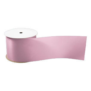 Pink Rose Soft Pale White Pastel Solid Colour Satin Ribbon