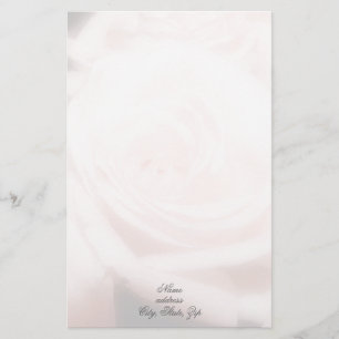 Pink Rose Stationary Stationery
