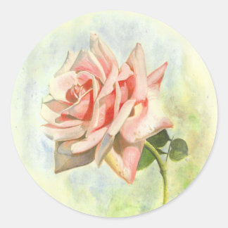 Pink Rose Stickers