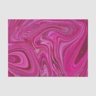 Pink Rose Swirls Tissue Paper