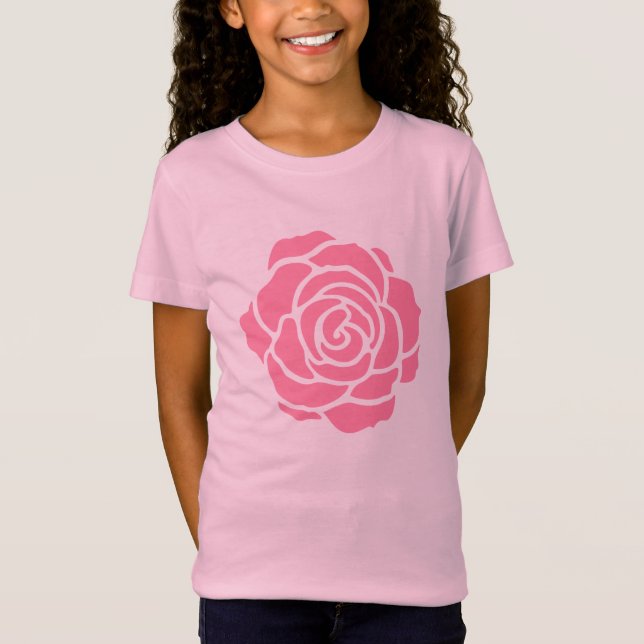 Pink Rose T-Shirt (Child) (Front)