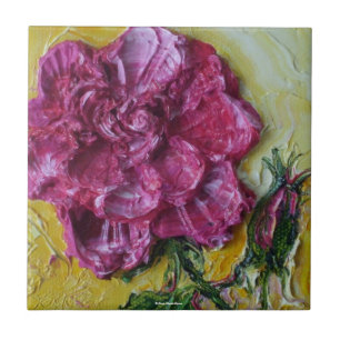 Pink Rose Tile