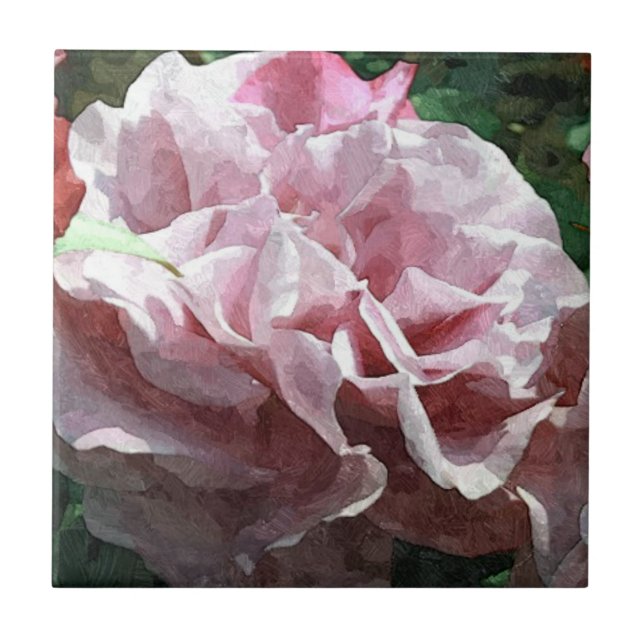 Pink Rose Tile (Front)