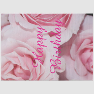 Pink Rose Tissue Paper