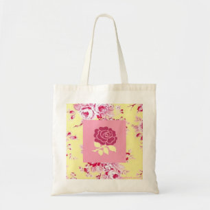 Pink Rose Tote Bag