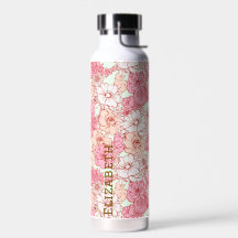 Pink Rose Water Bottle – Sip Pretty, Stay Hydrated