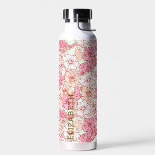 Pink Rose Water Bottle – Sip Pretty, Stay Hydrated