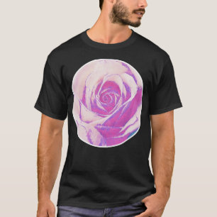 Pink rose watercolor painting T-Shirt