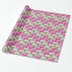 Pink Rose Wrapping Paper Romantic Rose Paper