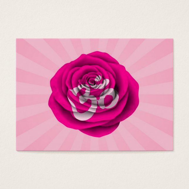 Pink Rose Yoga Om (Front)
