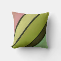 Pink Rosebud Interpretive Art Pillow