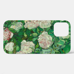 Pink Roses, 1890 by Vincent van Gogh iPhone 12 Case