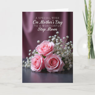 Pink Roses Affectionate Card
