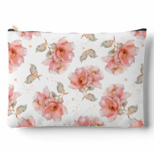 Pink Roses and Leaves