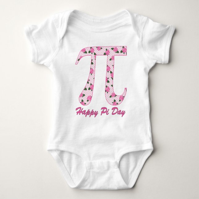 Pink Roses Baby Bodysuit (Front)