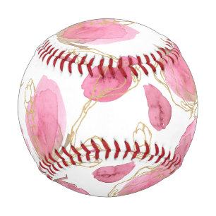 Pink roses baseball