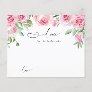 Pink Roses Blush Bridal Shower Advice