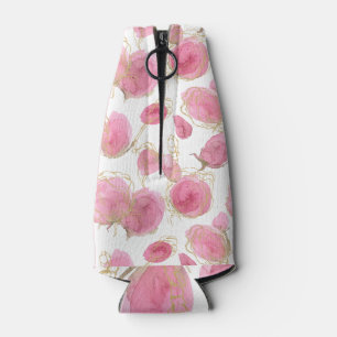 Pink roses bottle cooler