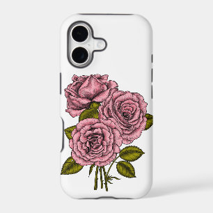 Pink roses bouquet
