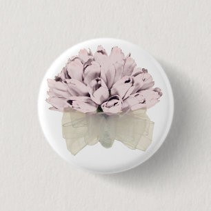 Pink Roses ~ Button