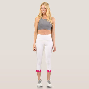 PINK ROSES      CAPRI LEGGINGS