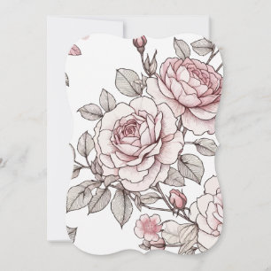 Pink Roses card