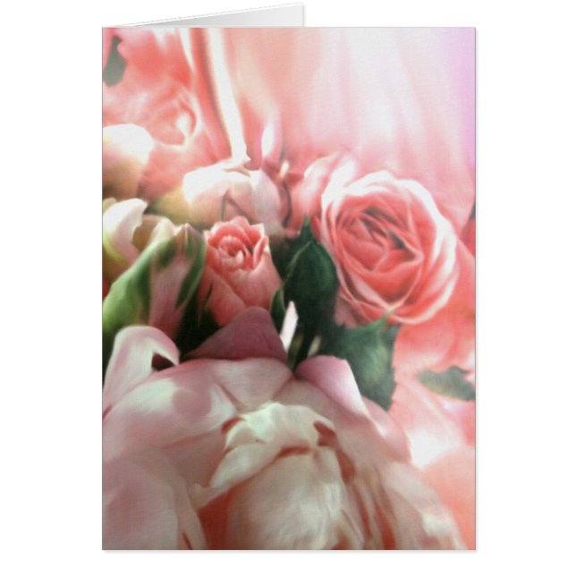 Pink Roses Card (Front)