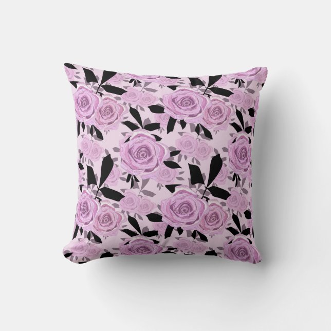  Pink roses Cushion (Front)